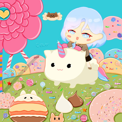 Full background chibi icon